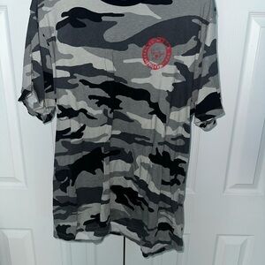 True Religion Gray Camouflage Men's T-Shirt